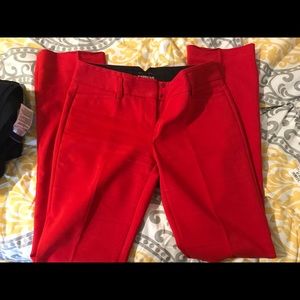Red express dress pants